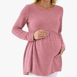 XL Pink Maternity Tunic